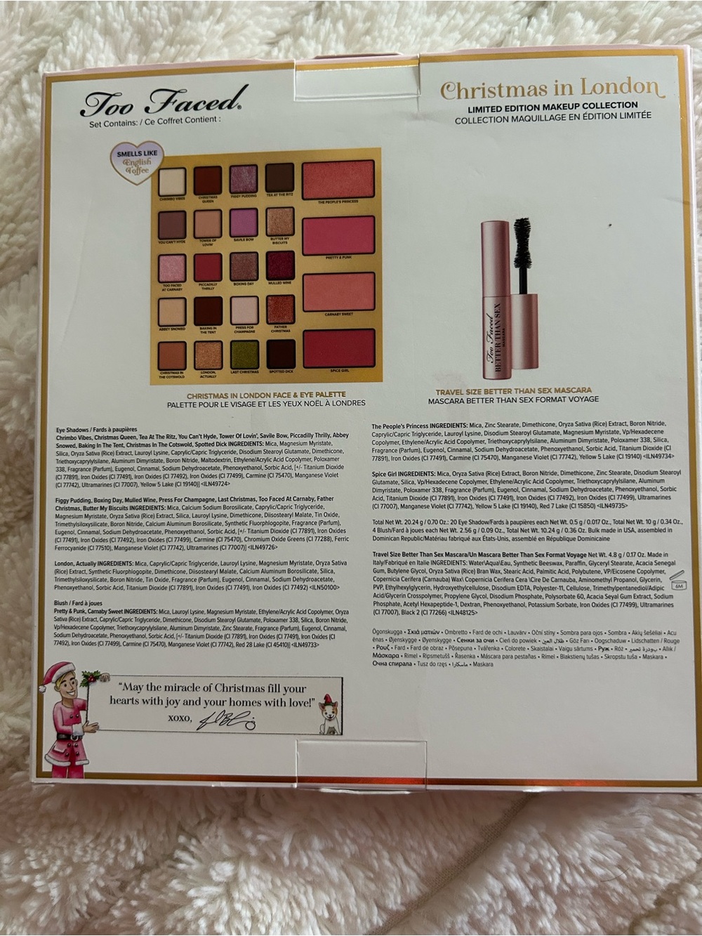 Too Faced Christmas in London Limited Edition Makeup Palette - Pink & Gold - Picture 2 of 5